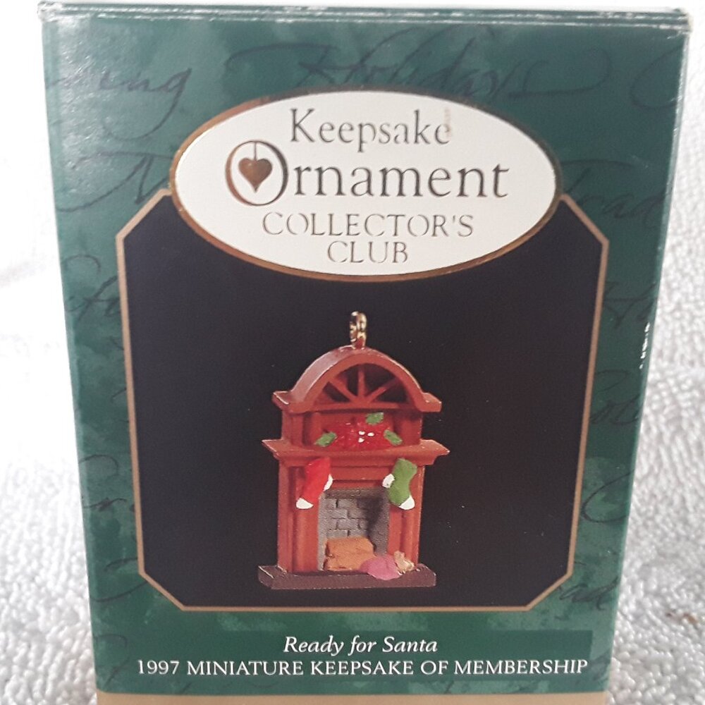 Hallmark Miniature Ornament- Ready for Santa, 1997 - Picture 4 of 5